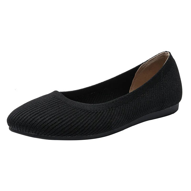Flat Shoes Female Fashion Trend Round Head - Bellarte Enchanté Flat Shoes Female Fashion Trend Round Head